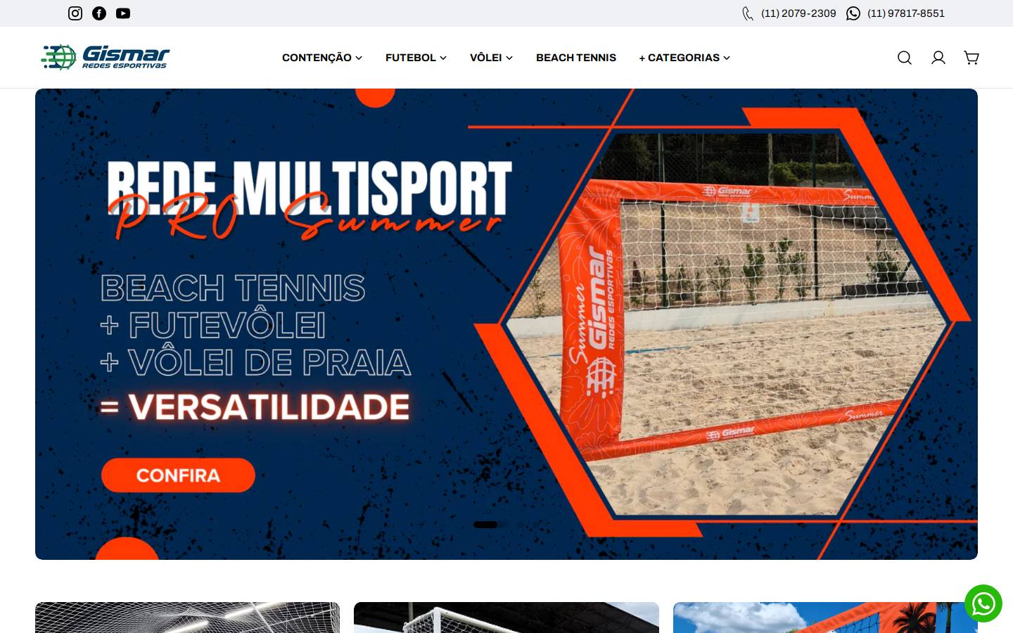 gismar.com.br homepage screenshot