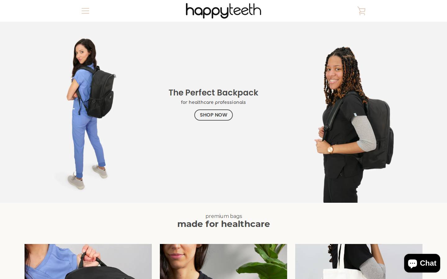 givehappyteeth.com homepage screenshot
