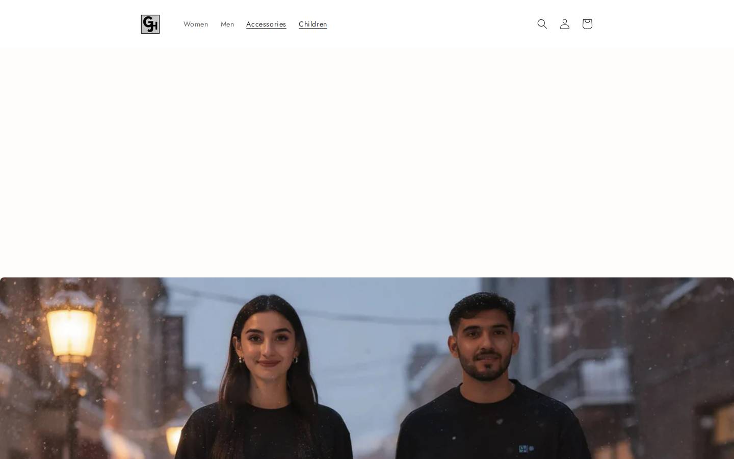 gjhapparel.com homepage screenshot