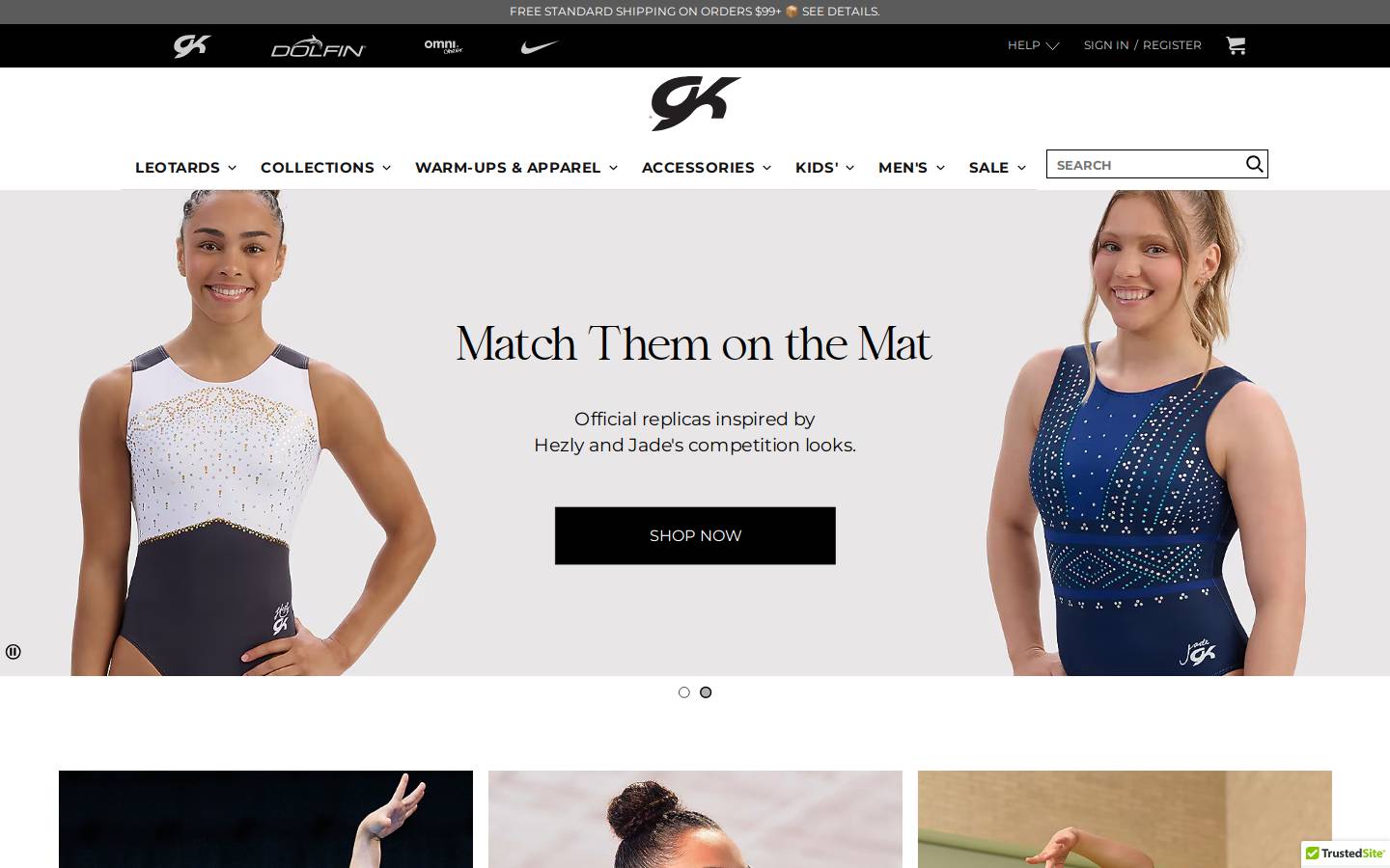 GK homepage screenshot