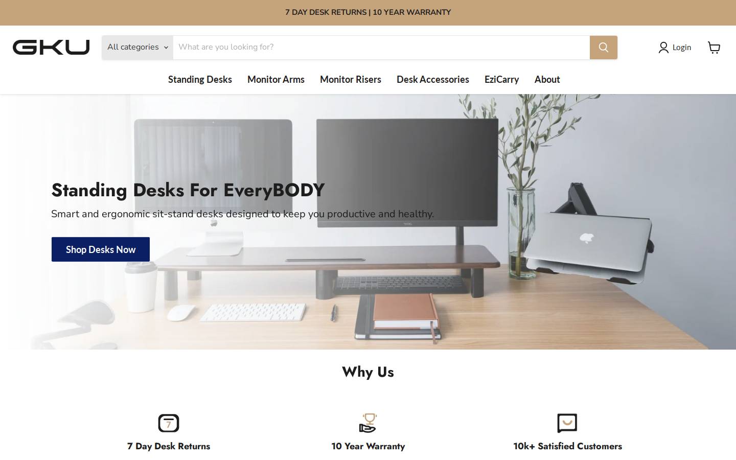 gku.com.au homepage screenshot