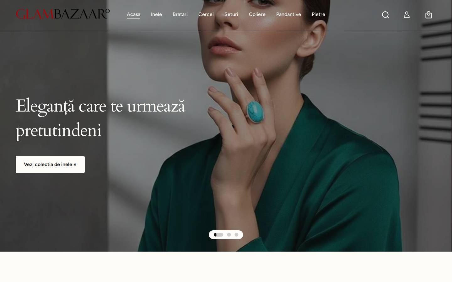 GLAM Bazaar homepage screenshot