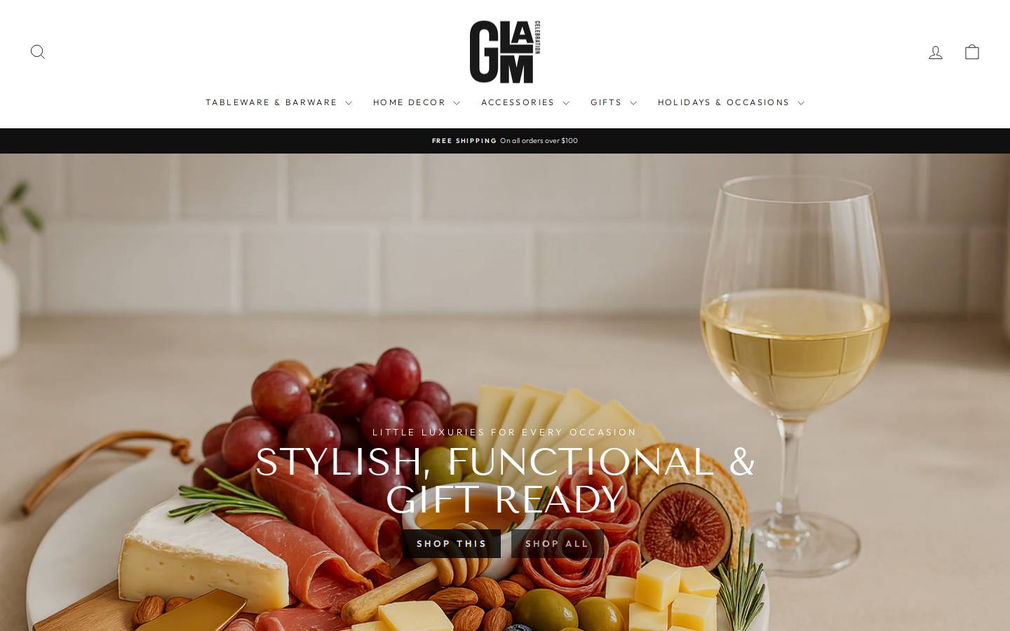 glamcelebration.com homepage screenshot