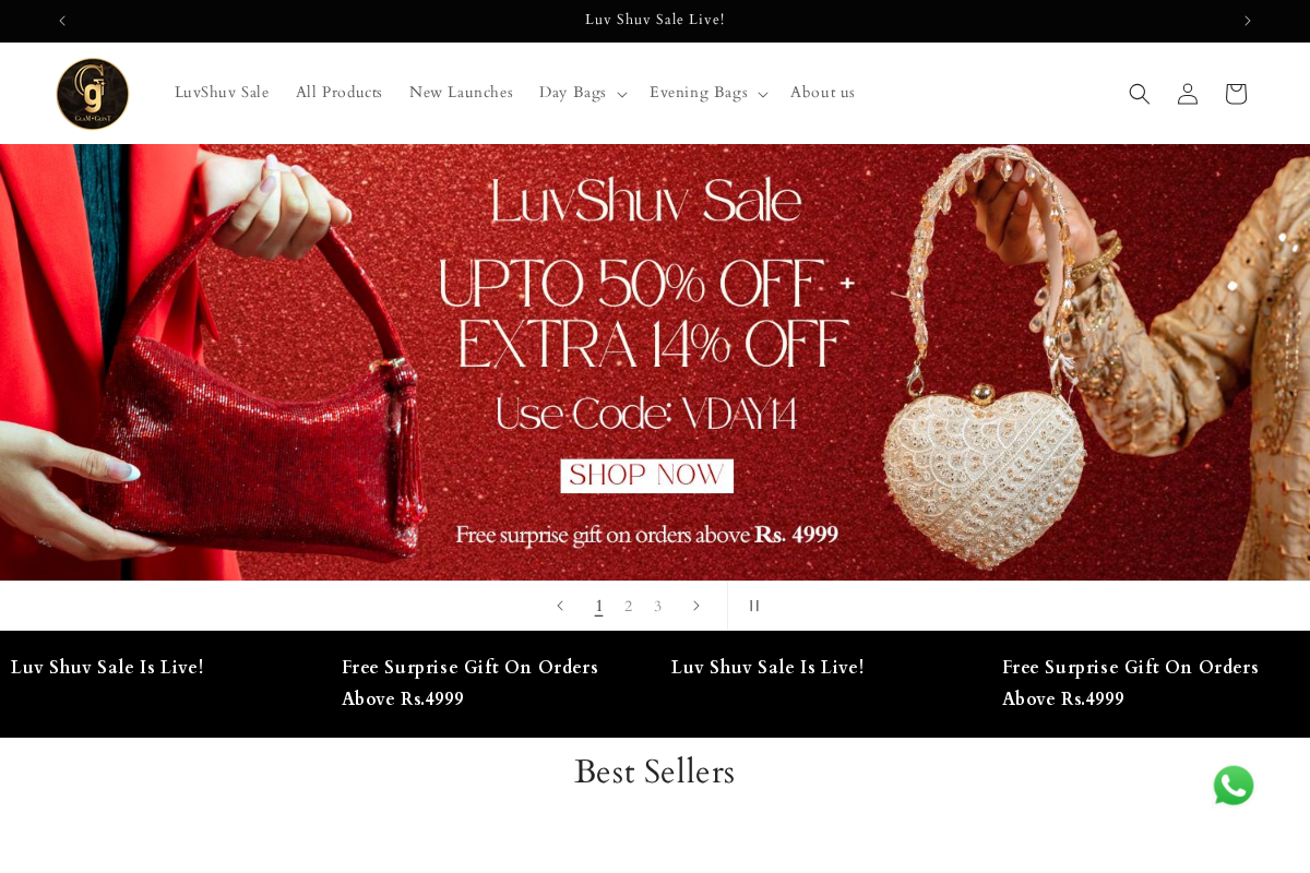 GLAM GLINT homepage screenshot