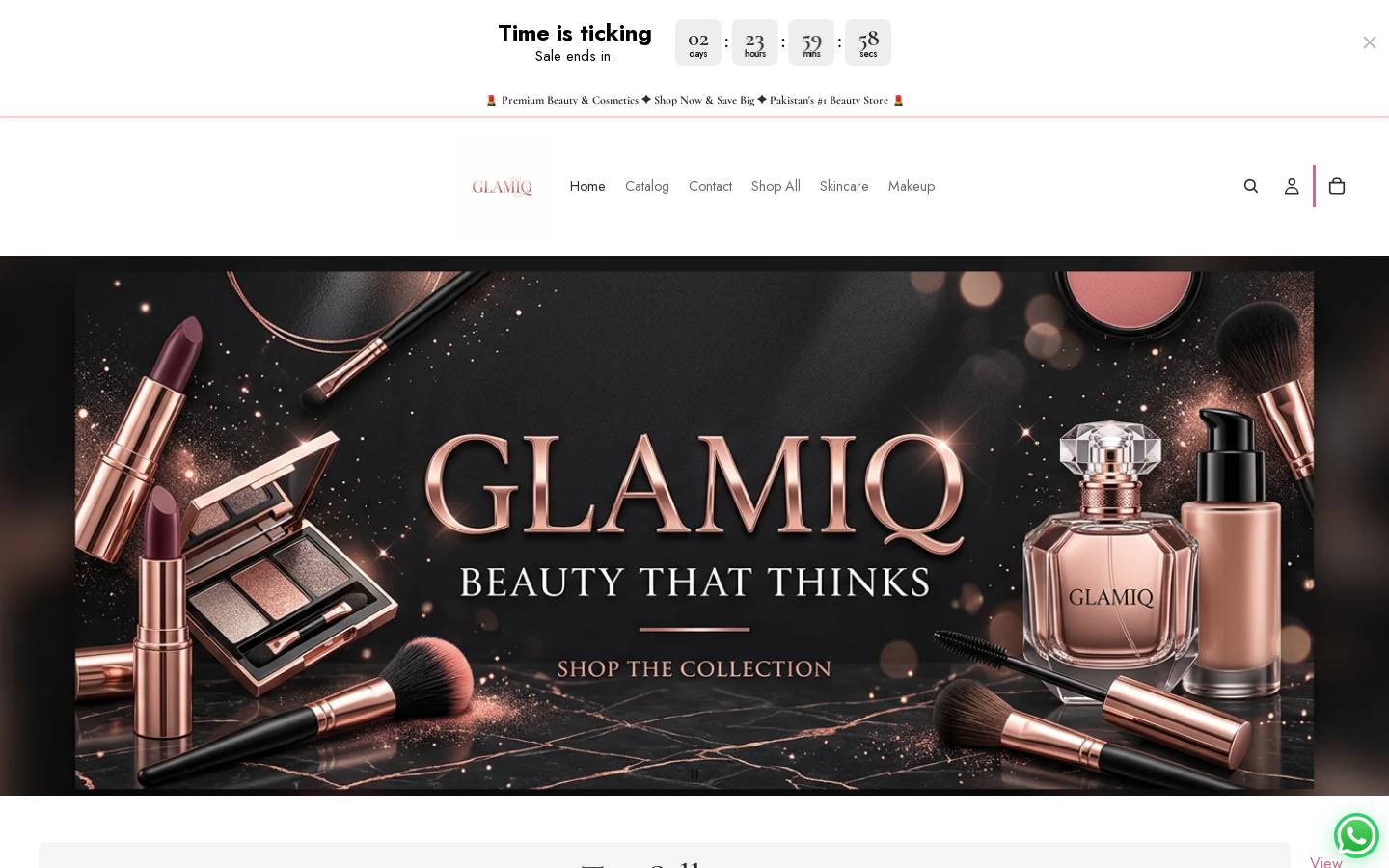 glamiq.shop homepage screenshot