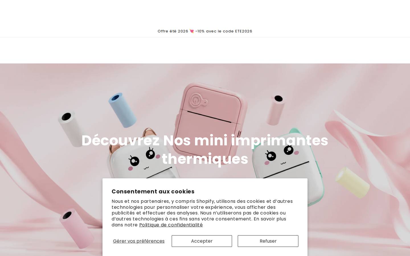 glamoora.fr homepage screenshot