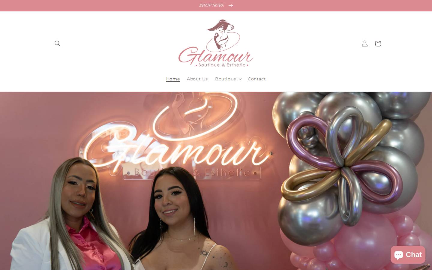 glamourboutiquepr.com homepage screenshot