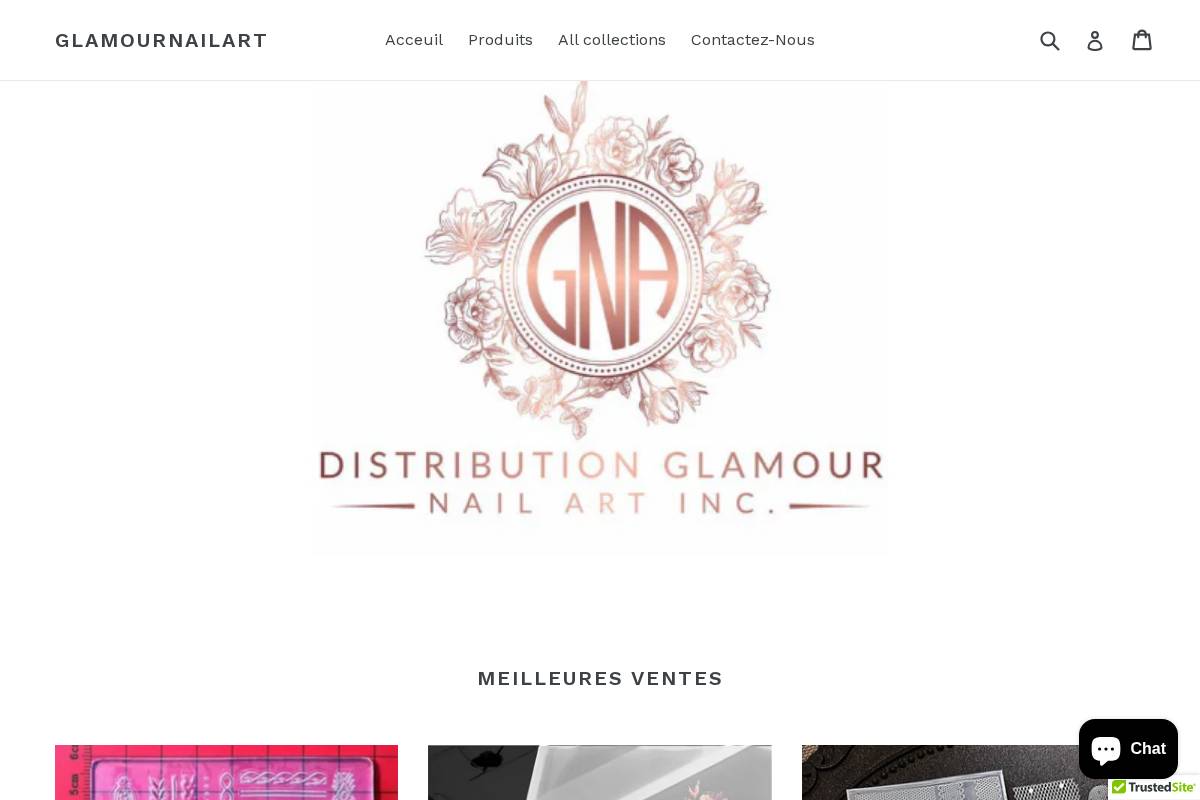 glamournailart.com homepage screenshot