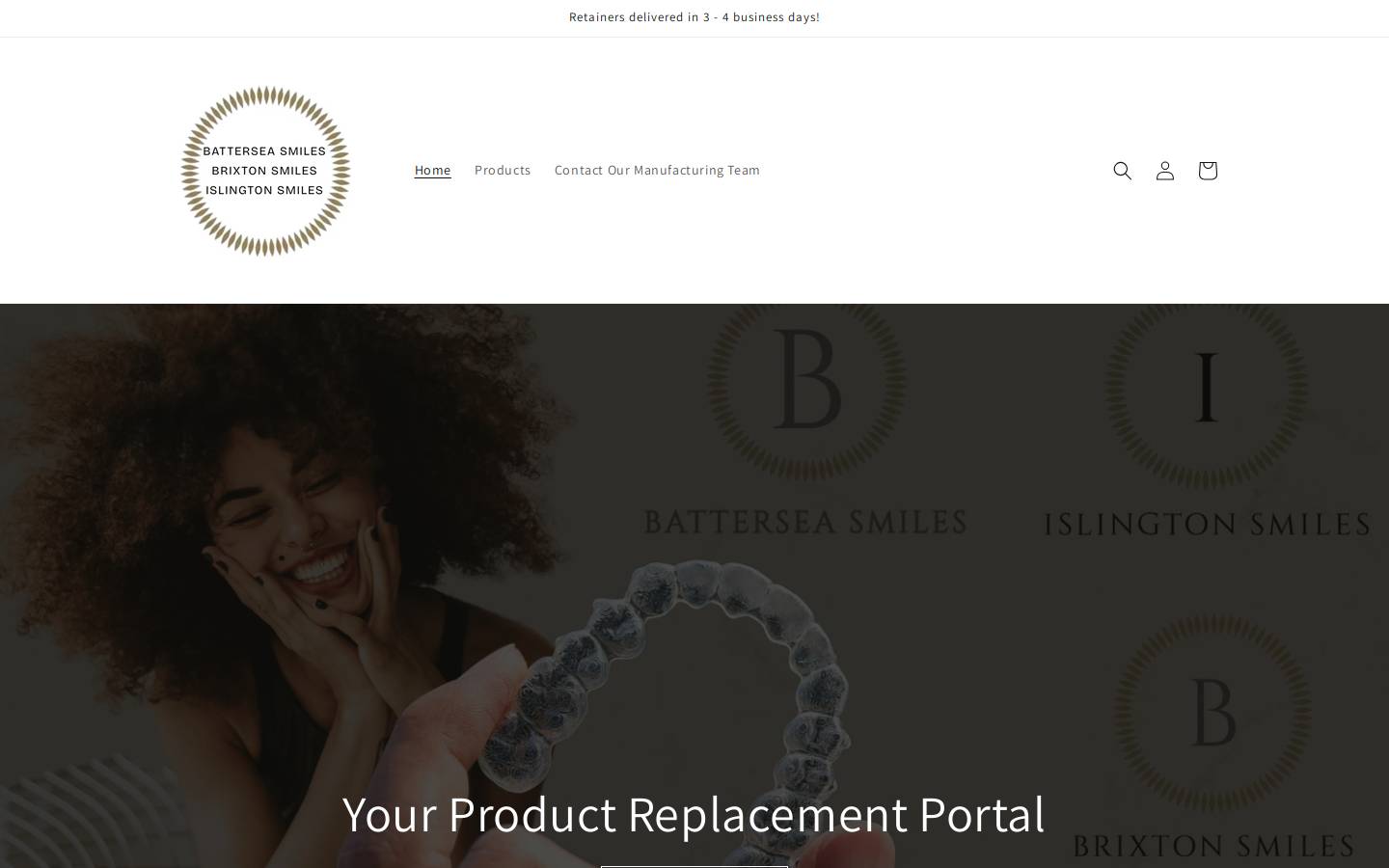glasgowsmile-retainers.com homepage screenshot