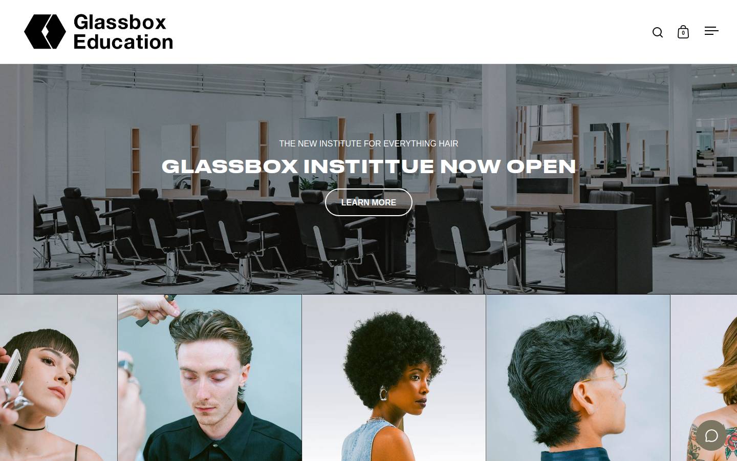 glassboxeducation.com homepage screenshot