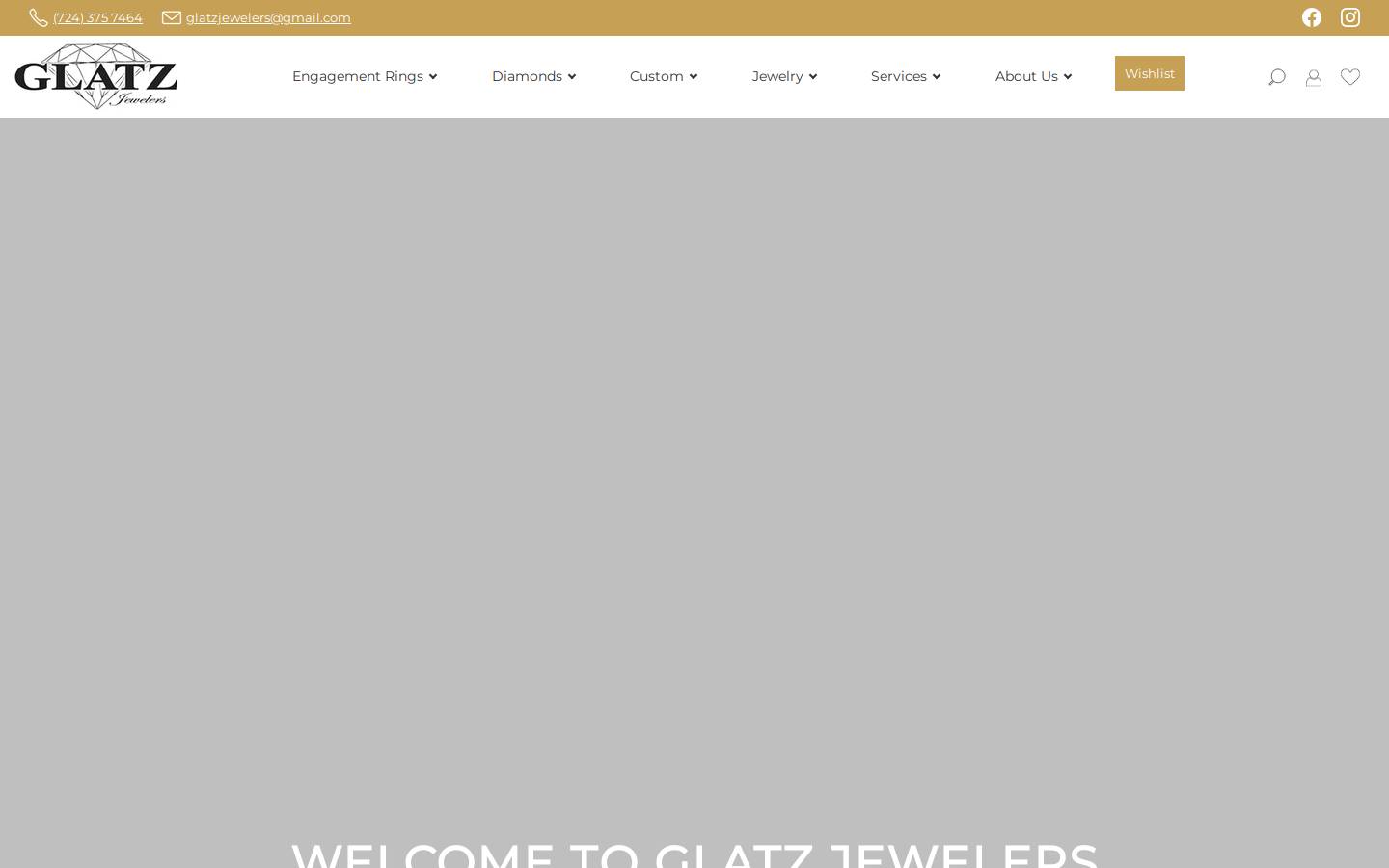 glatzjewelers.com homepage screenshot