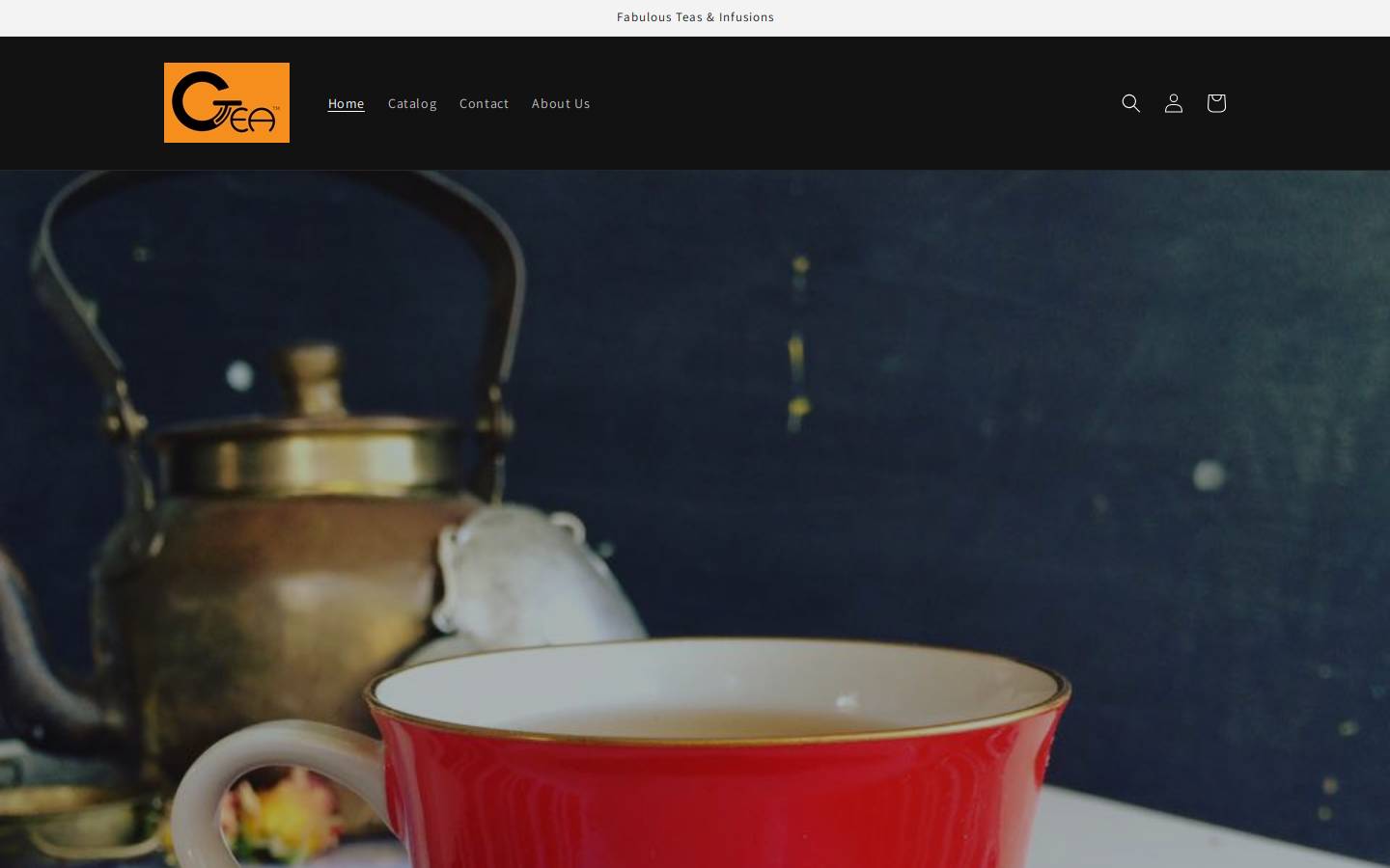 glenbogtea.com homepage screenshot