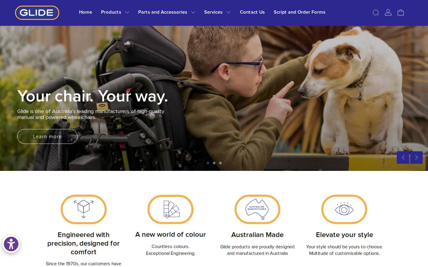 glide.com homepage screenshot