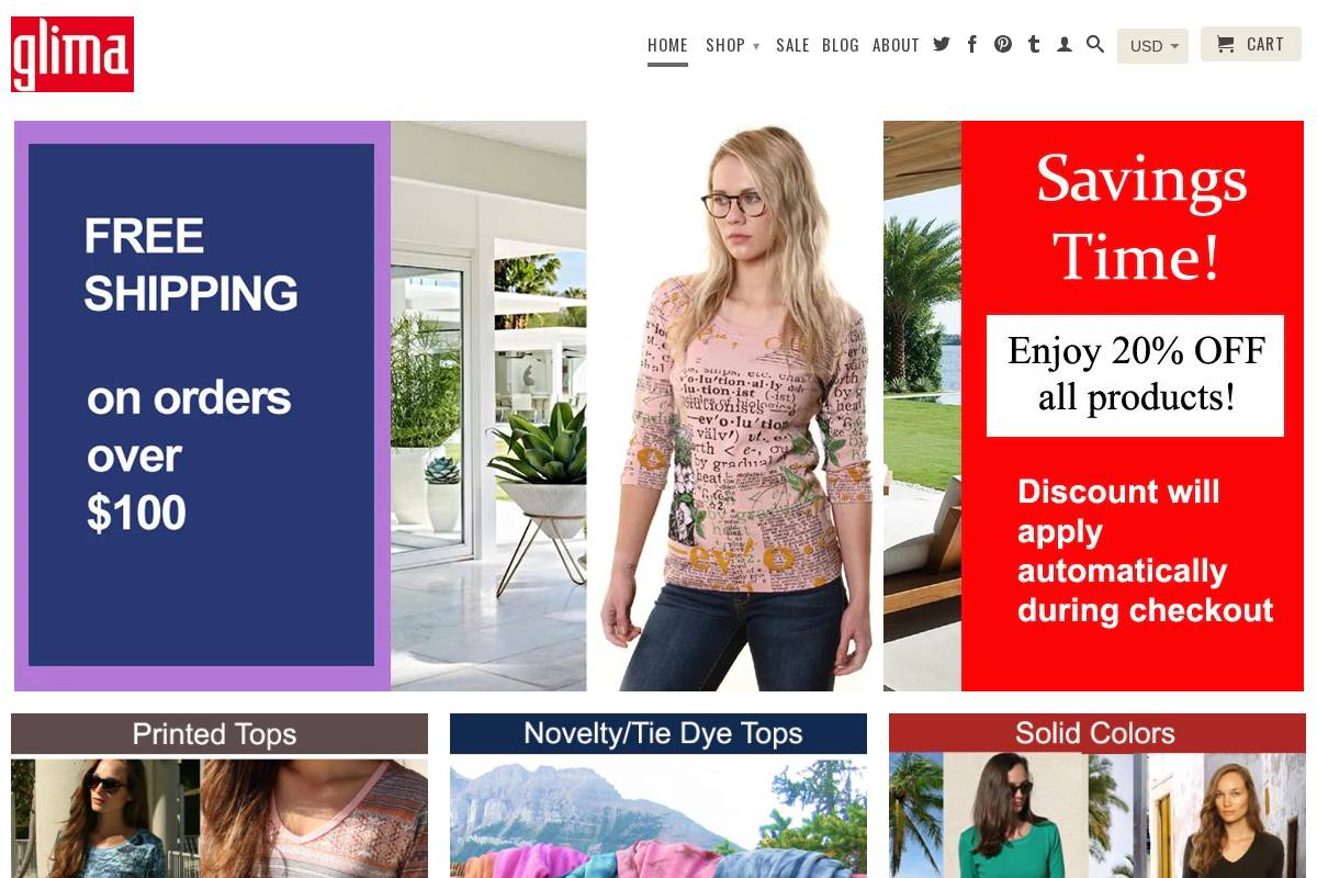 glima.com homepage screenshot