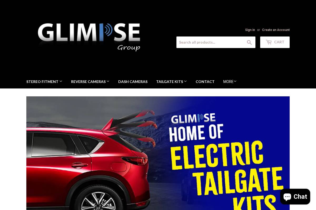 glimpseauto.co.nz homepage screenshot