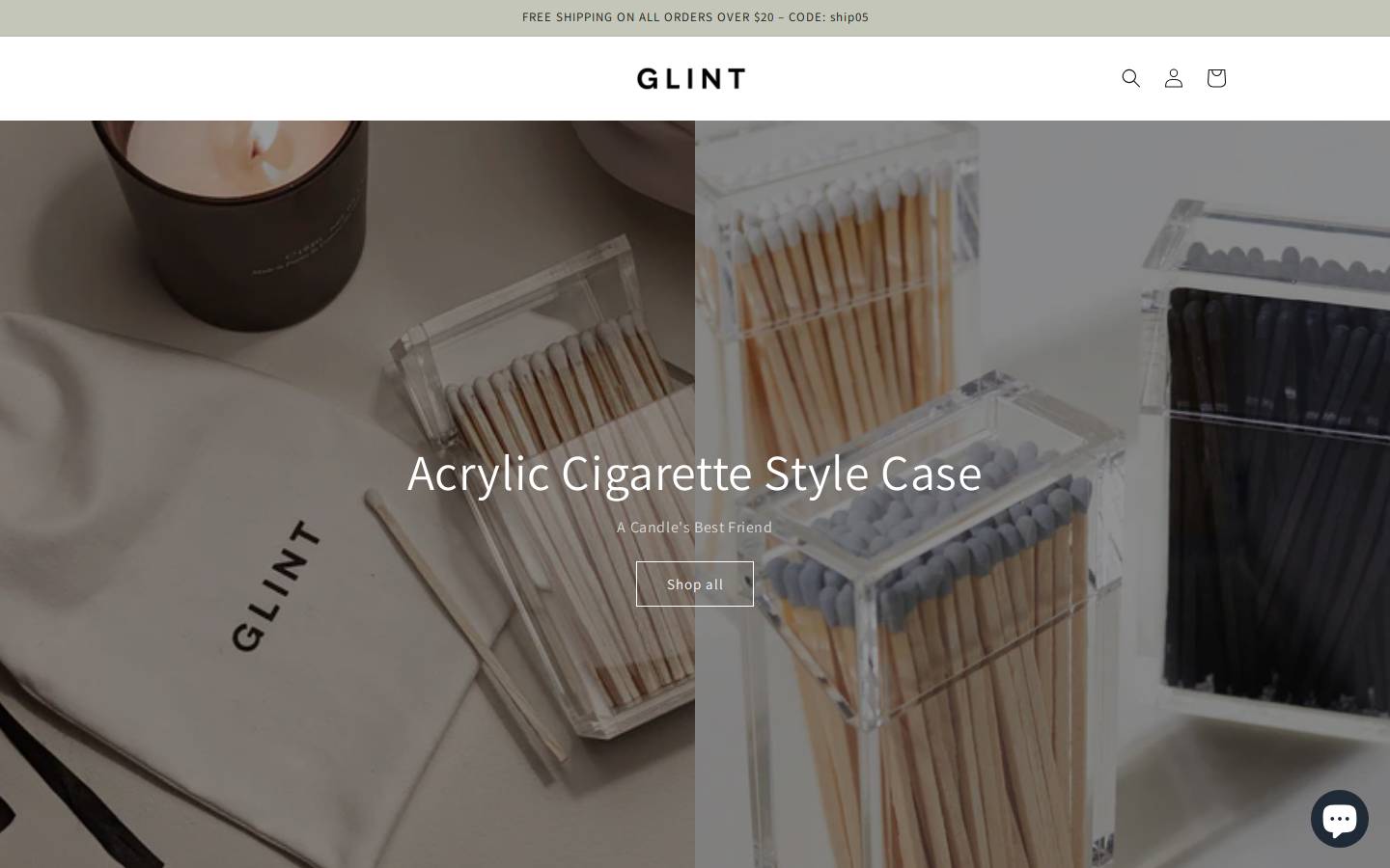 glintdesign.com homepage screenshot