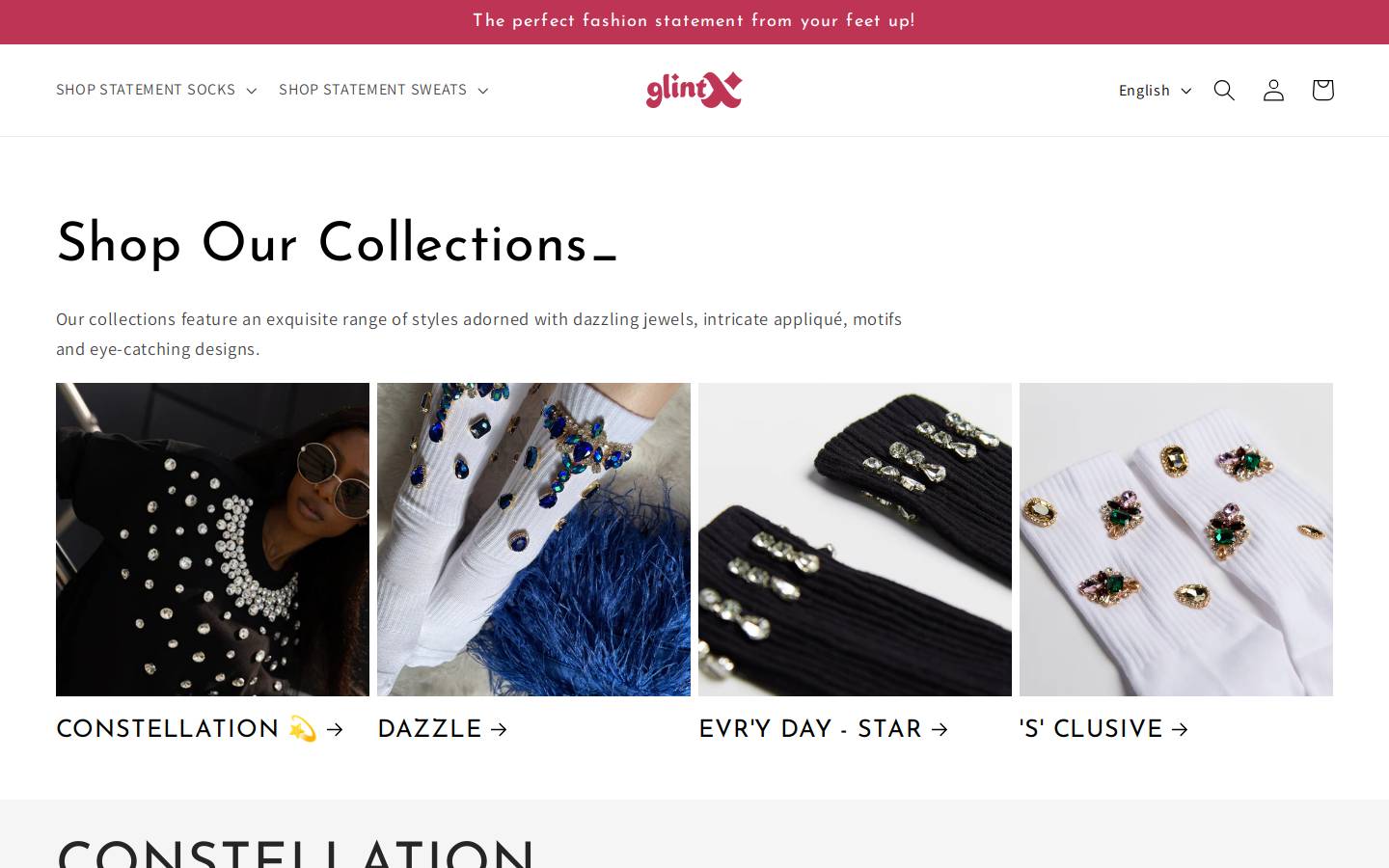 glintxbrand.ca homepage screenshot