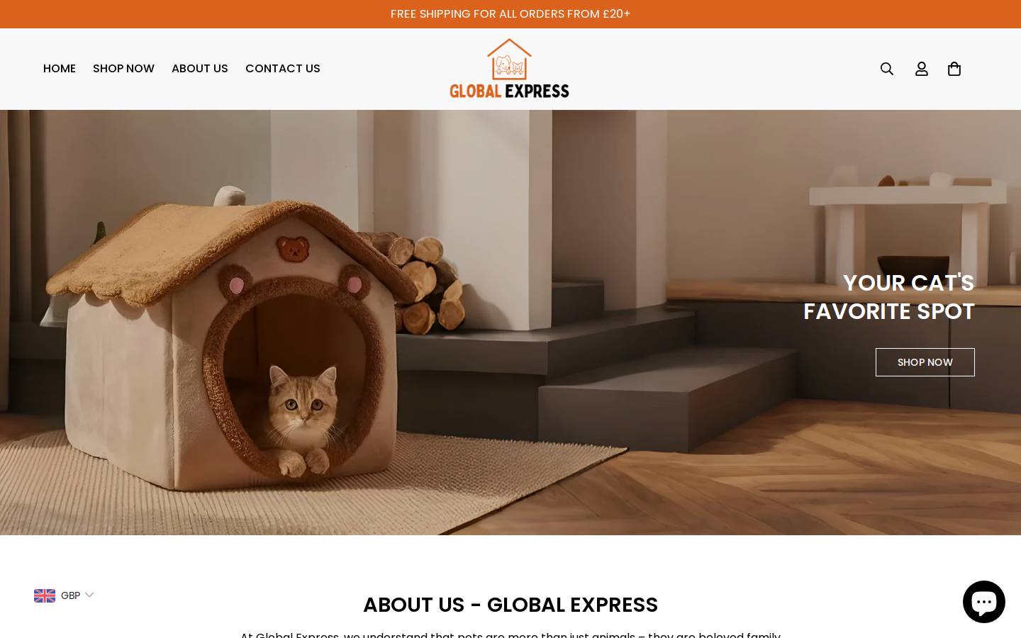 global-express.co.uk homepage screenshot