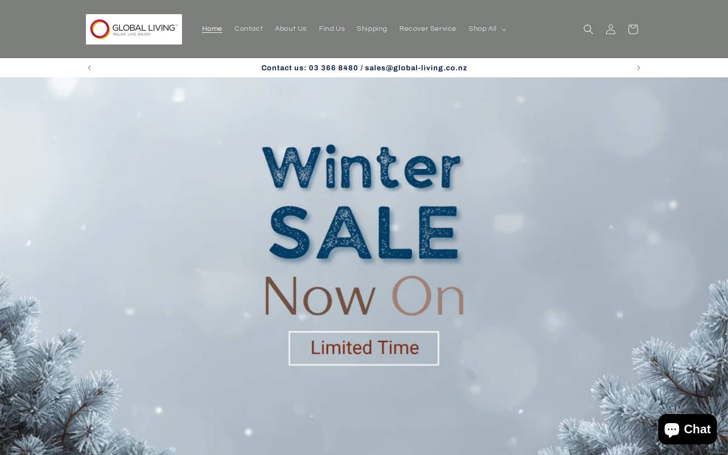 global-living.co.nz homepage screenshot