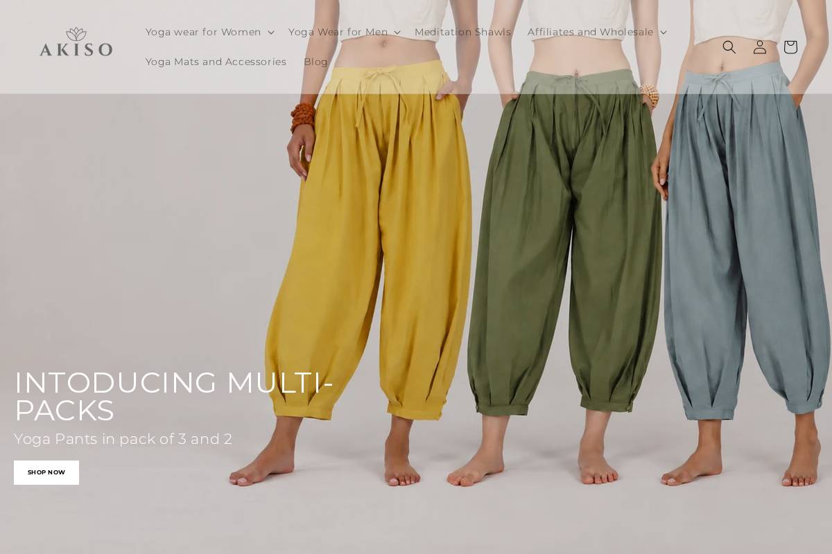 global.akiso.store homepage screenshot