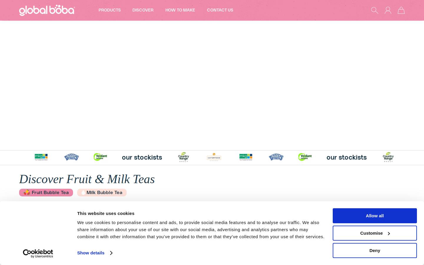 globalboba.com homepage screenshot
