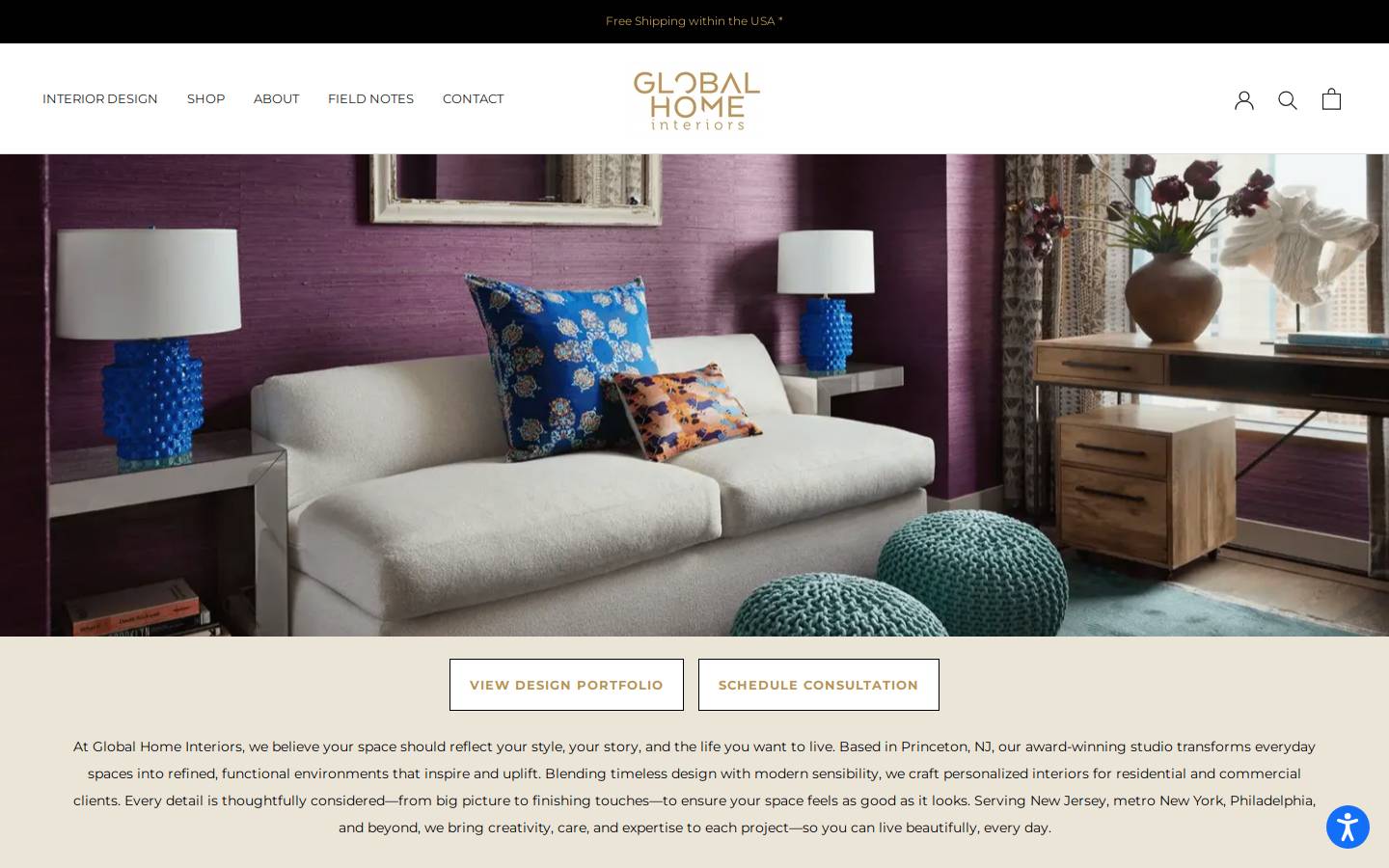 globalhomeny.com homepage screenshot