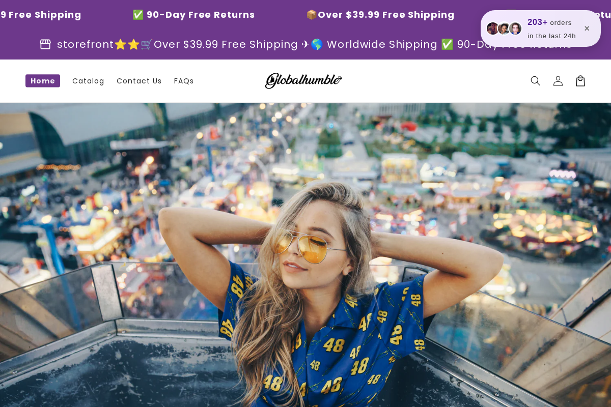 Globalhumble homepage screenshot