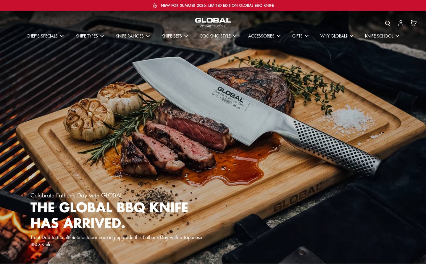 globalknives.co.uk homepage screenshot