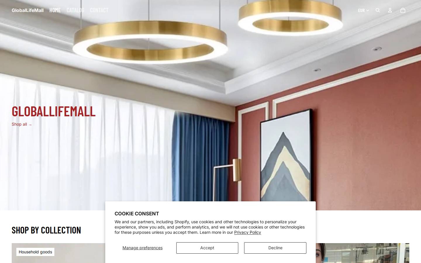 globallifemall.com homepage screenshot
