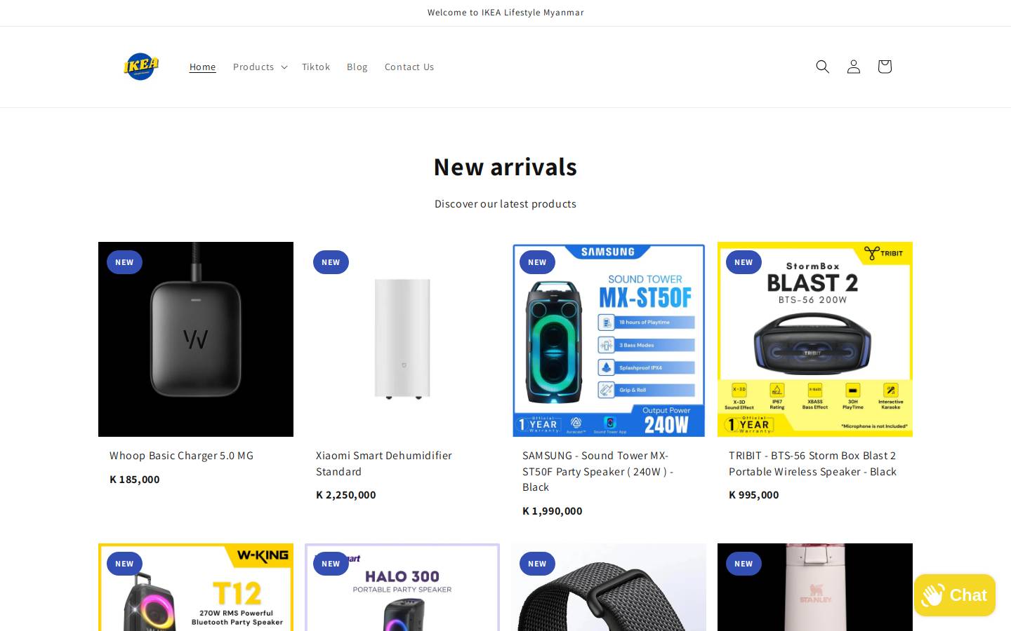 globallifestylemyanmar.com homepage screenshot