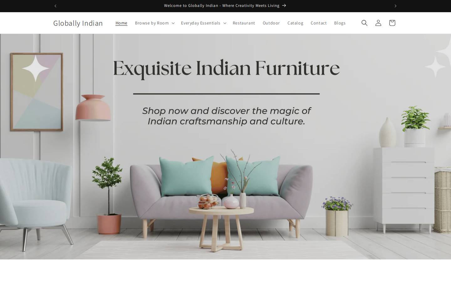 globallyindian.com homepage screenshot