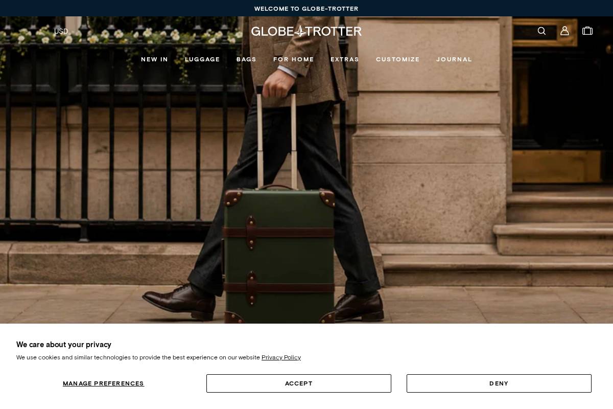globe-trotter.com homepage screenshot