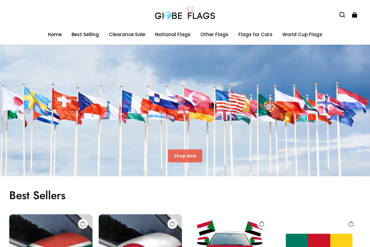 globeflags.com homepage screenshot