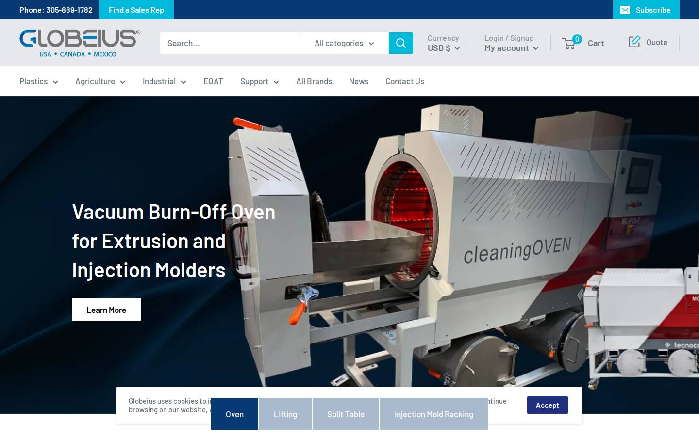 globeius.com homepage screenshot