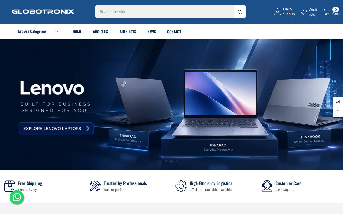 globotronix.com homepage screenshot