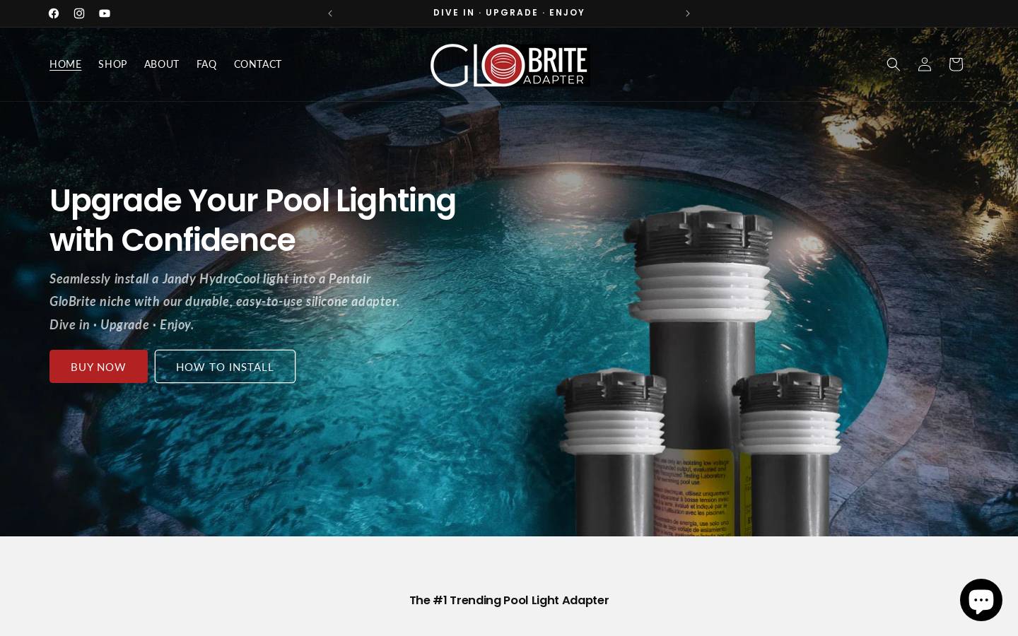 globriteadapter.com homepage screenshot