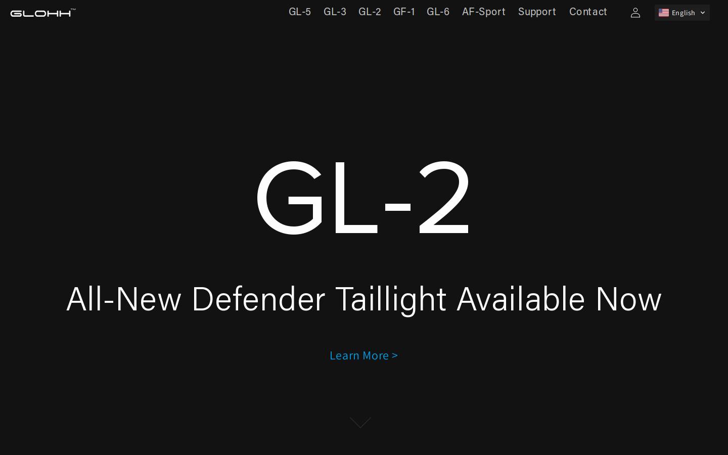 glohhlighting.com homepage screenshot