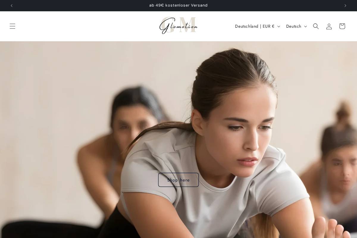 glomotion.de homepage screenshot