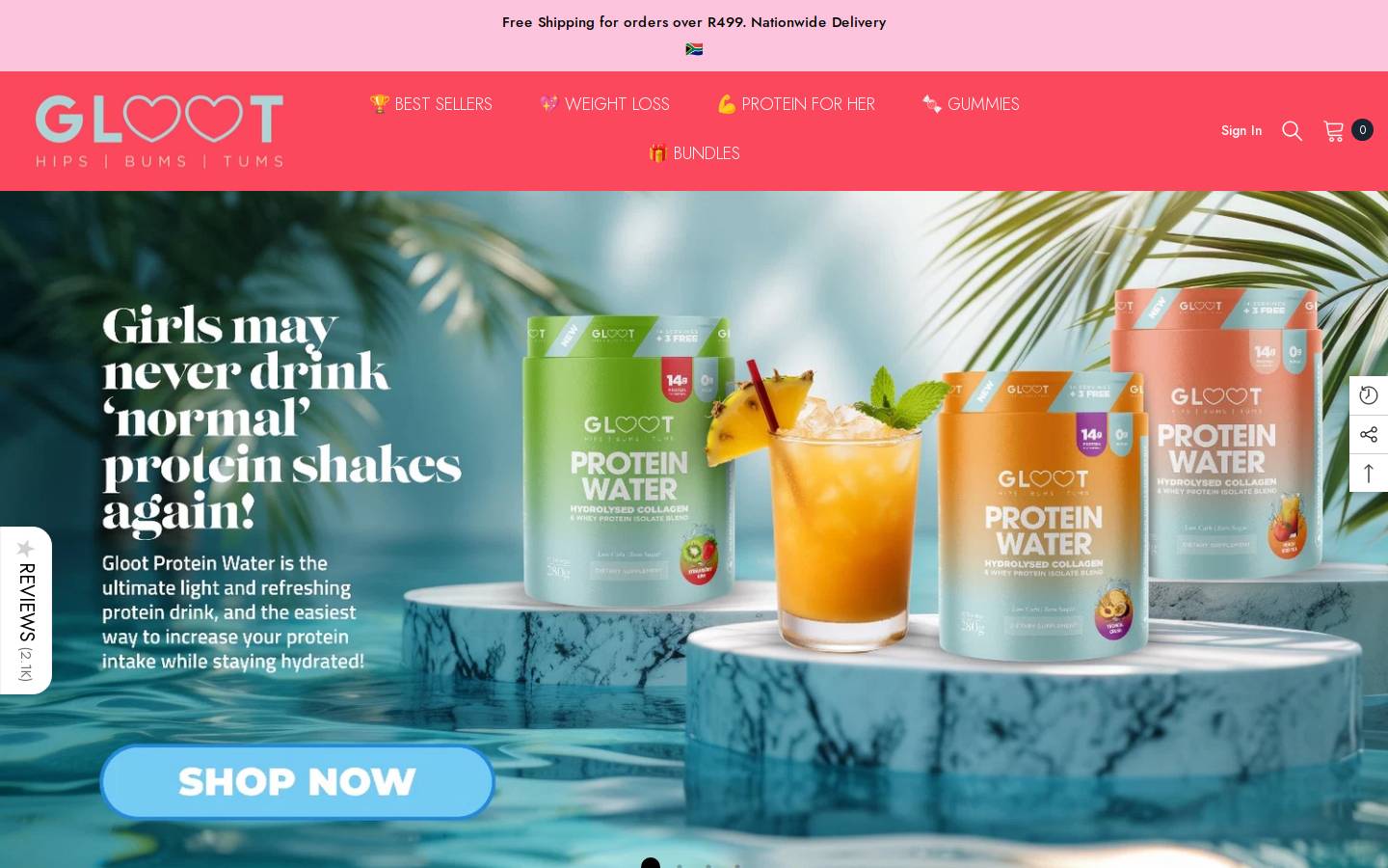 glootnu.com homepage screenshot