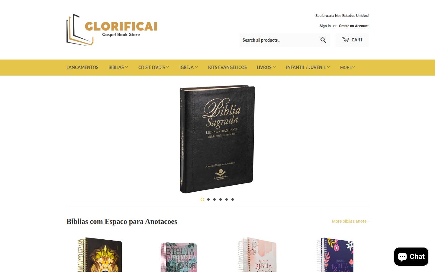 glorificai.com homepage screenshot
