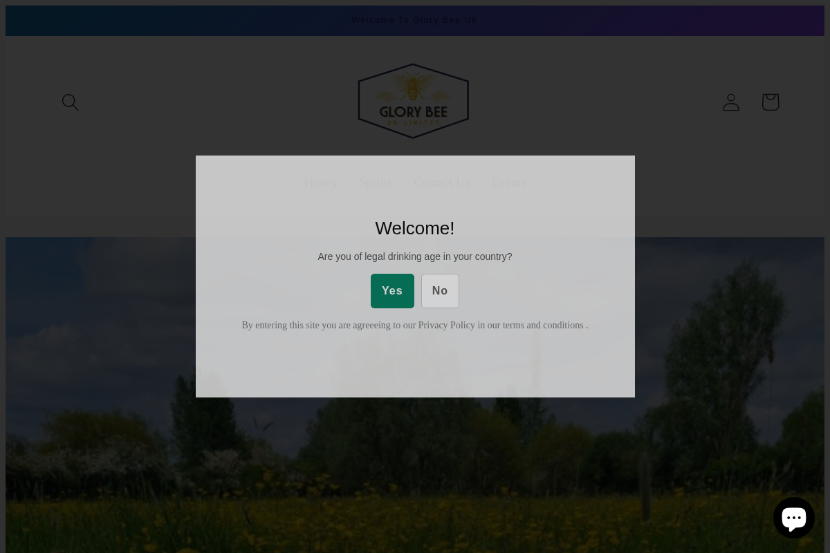 Glory Bee UK Limited homepage screenshot