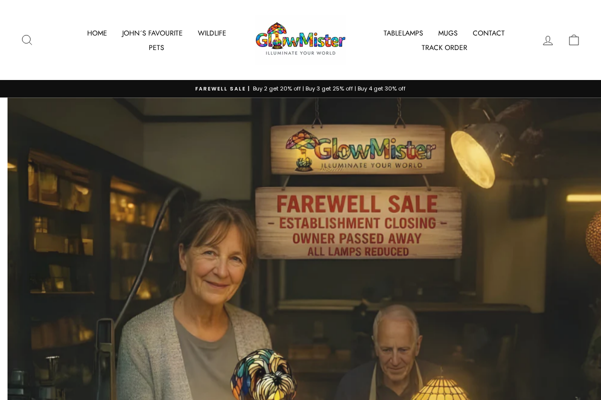 glow-mister.com homepage screenshot