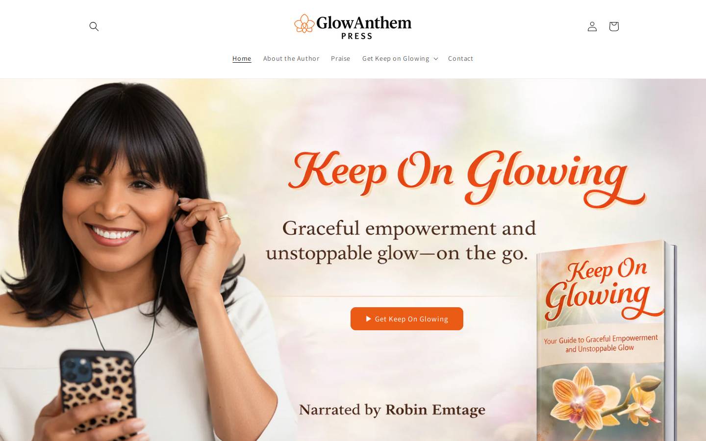 glowanthem.com homepage screenshot