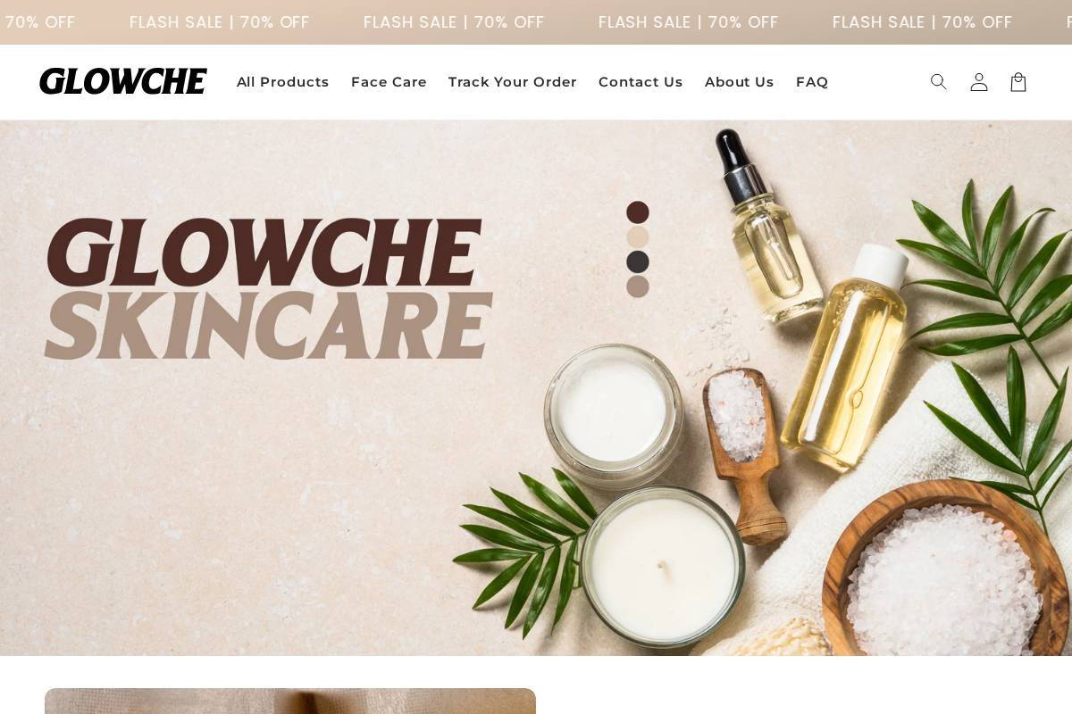 glowche.com homepage screenshot