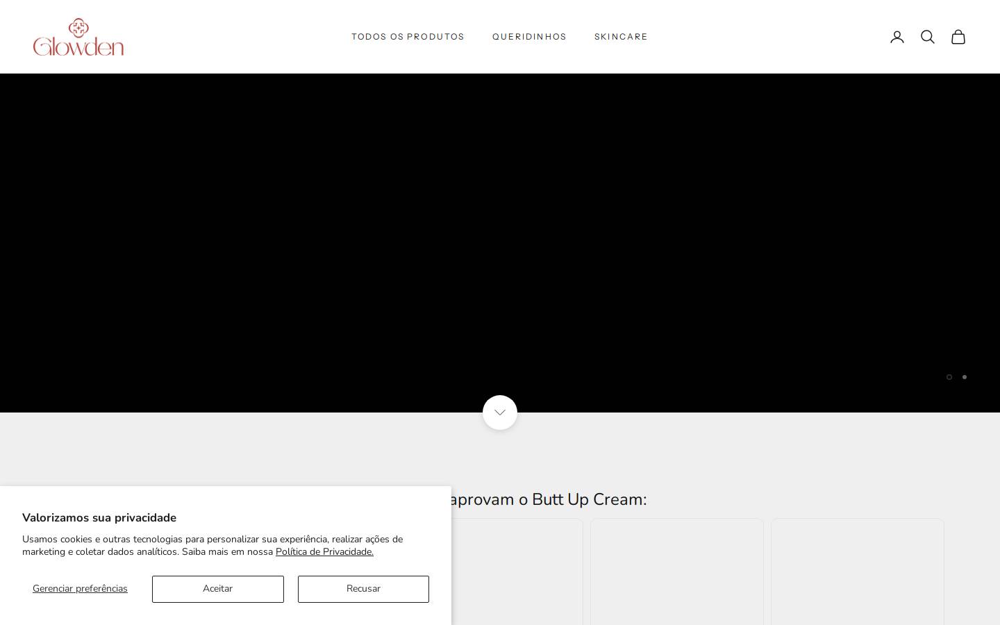 glowden.com.br homepage screenshot