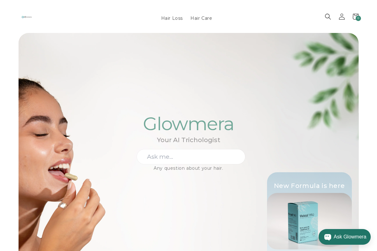 glowmera.com homepage screenshot