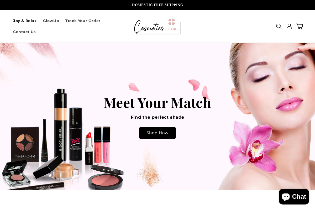 glowupjr.com homepage screenshot