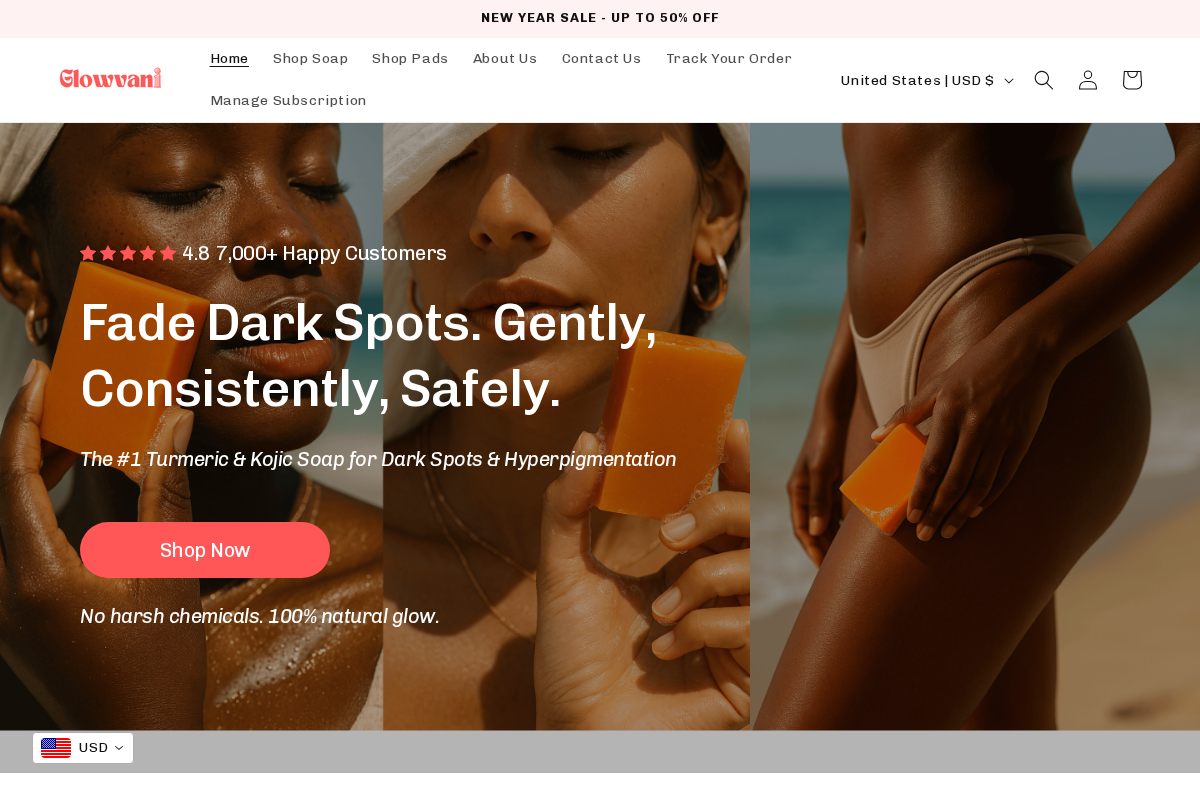 Glowvani homepage screenshot