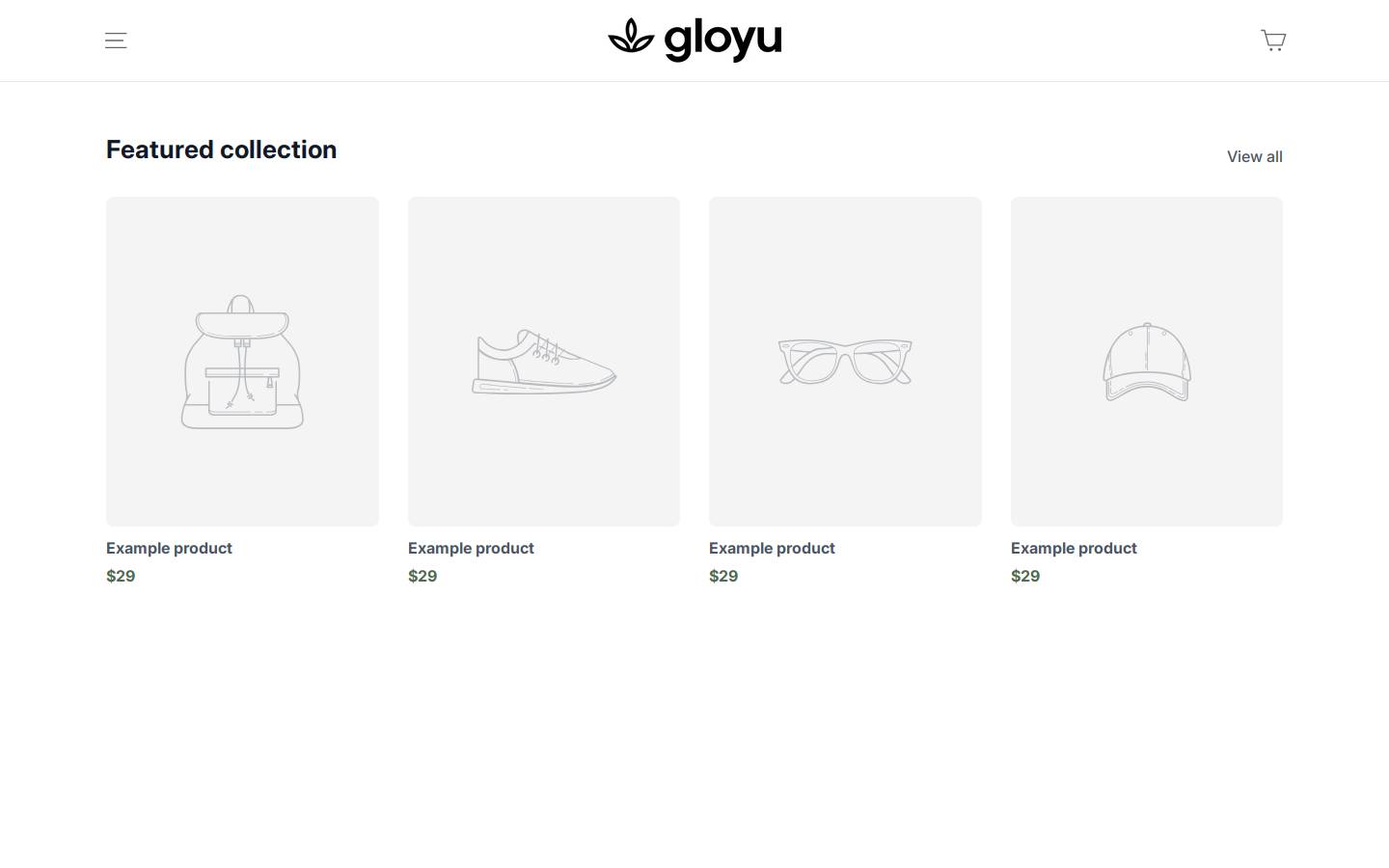 gloyu.co homepage screenshot