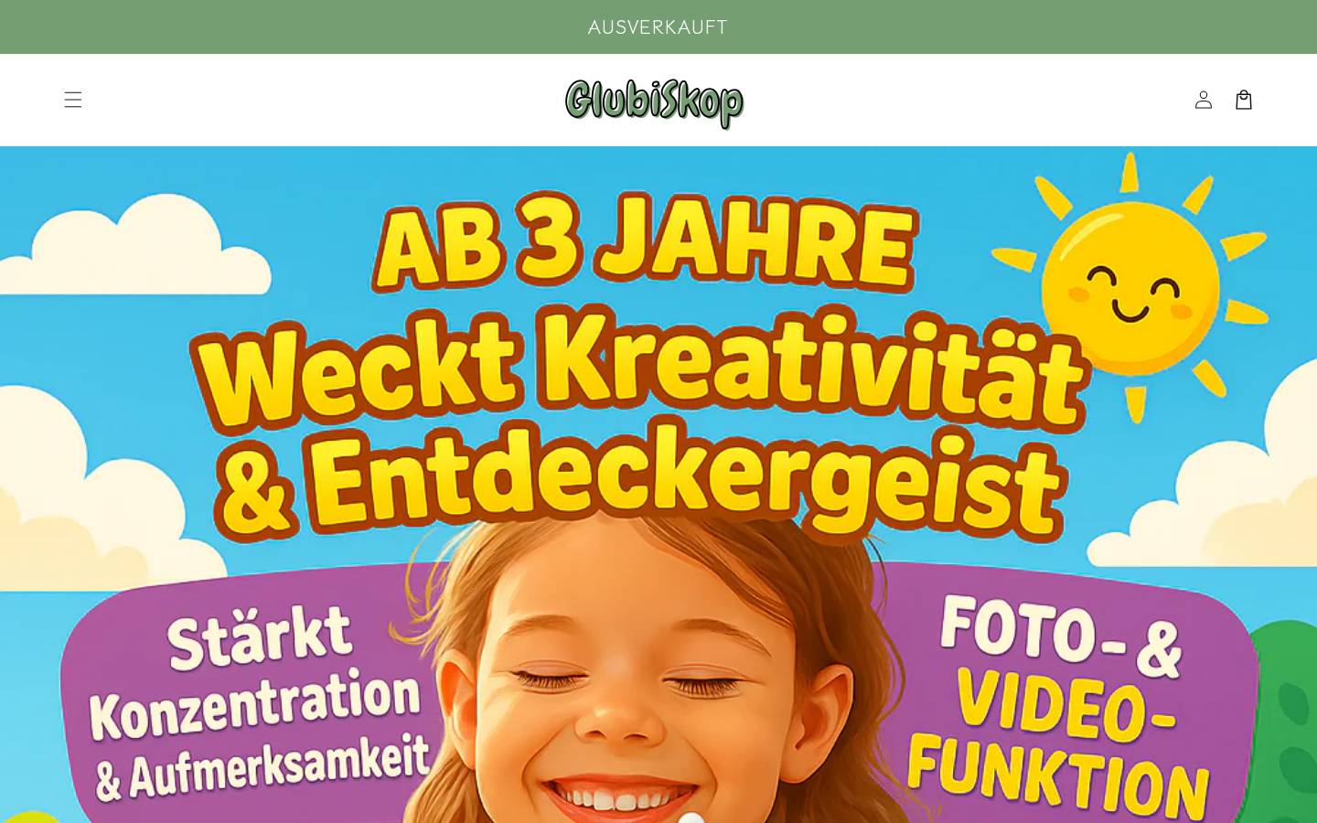 glubiskop.ch homepage screenshot